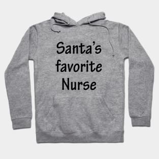 Santa's Favorite Nurse Hoodie